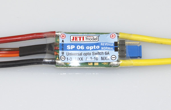 Electronic switch JETI SP06 Opto